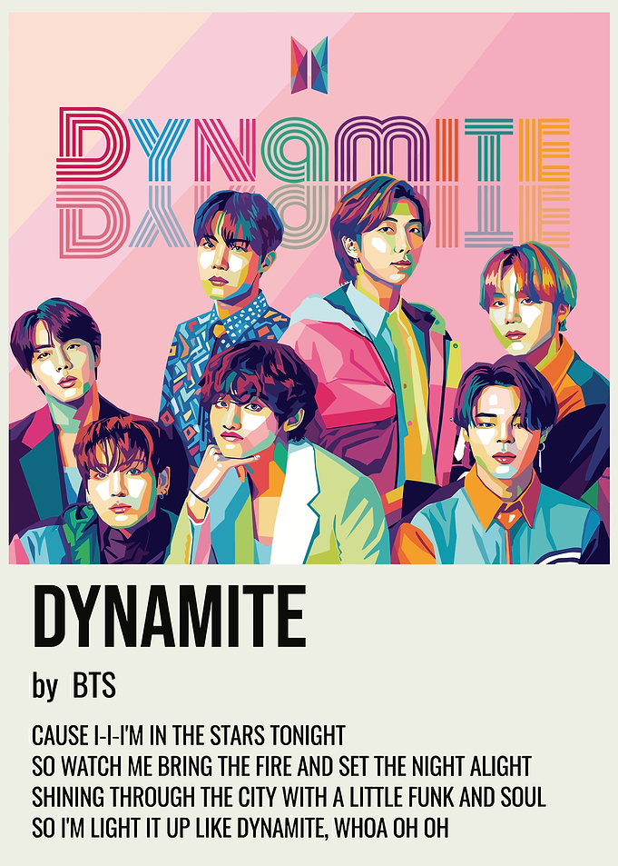 BTS Dynamite Poster