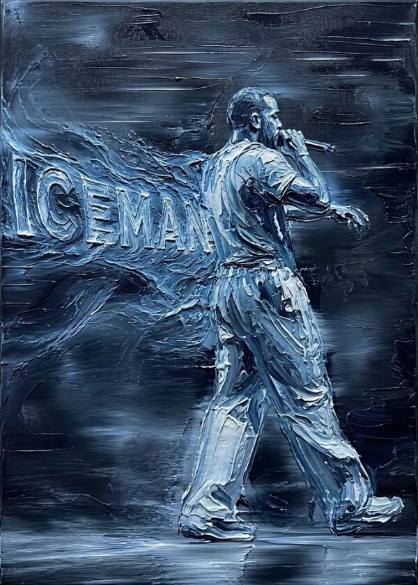 Iceman Rapper Painting
