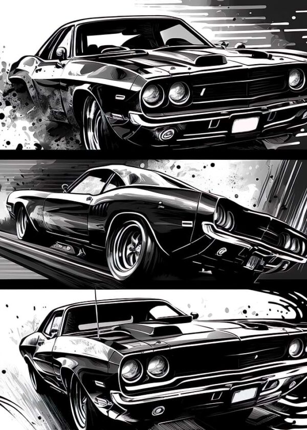 Trending Retro Racing Car