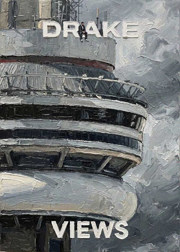 Drake Views Album Cover Painting