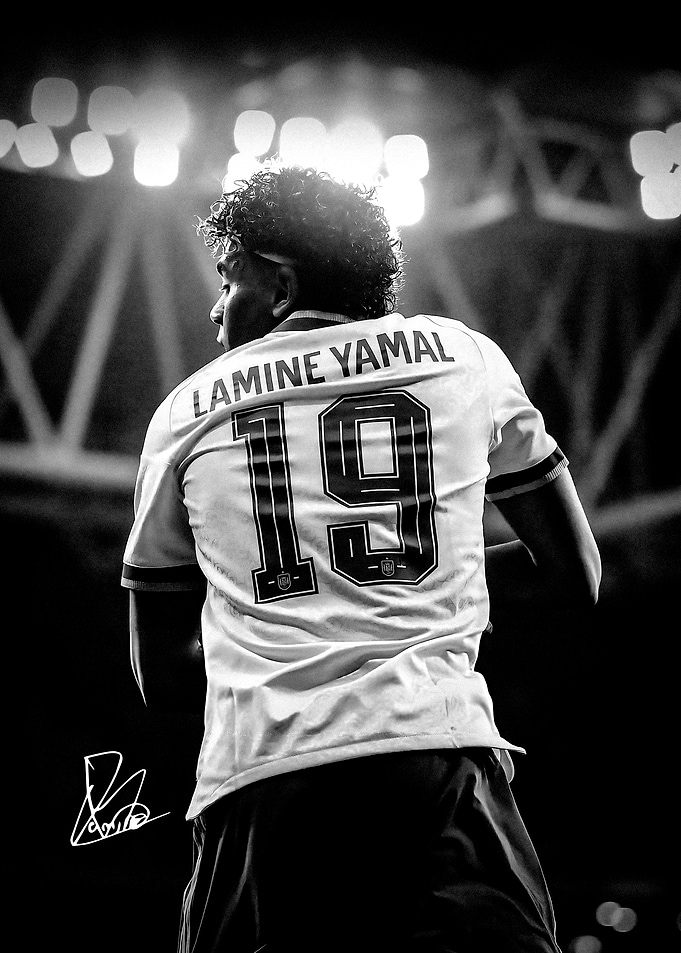Lamine Yamal Portrait