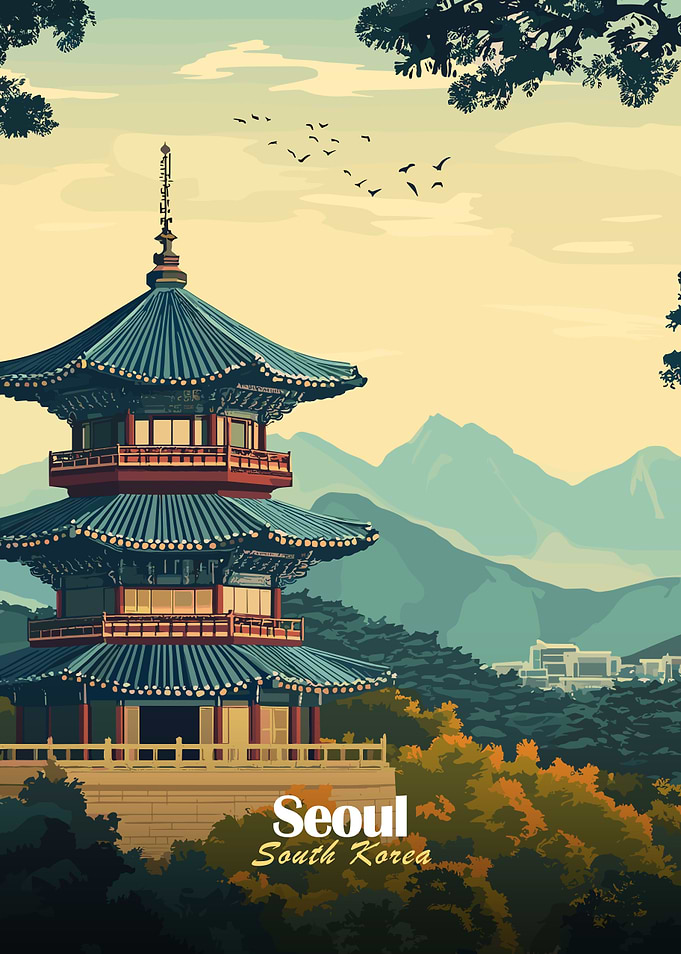 Seoul Pagoda Landscape