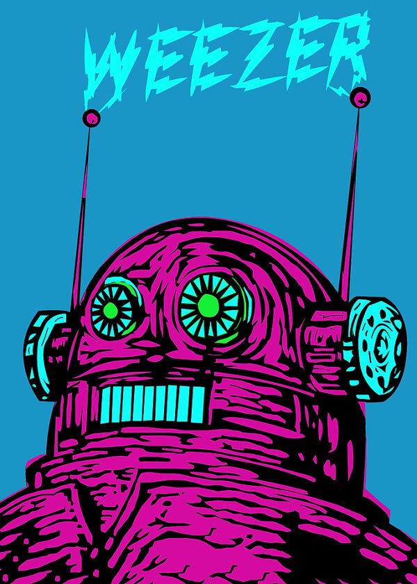 Weezer Robot Pop Art
