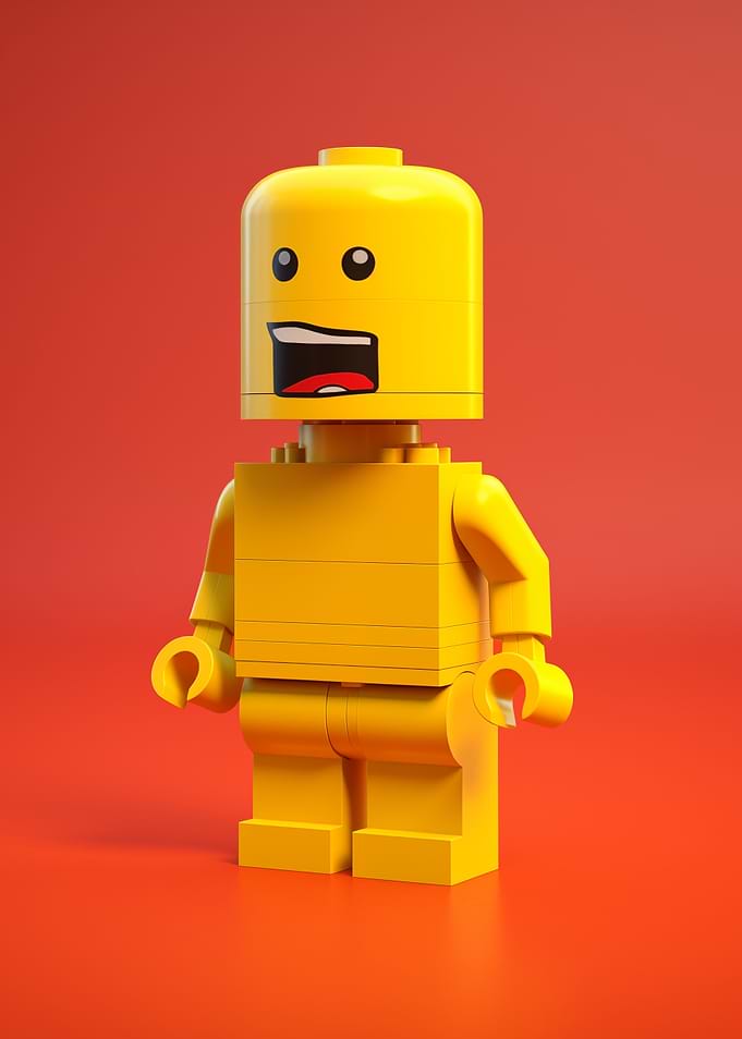 Yellow Lego Minifigure