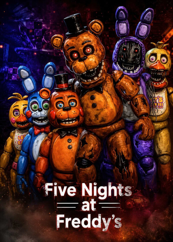 Five Nights at Freddy's Animatronic Poster