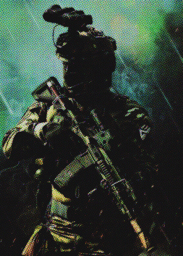Soldier in Combat Gear