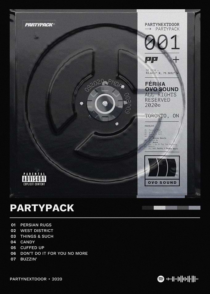 PARTYNEXTDOOR - PARTYPACK Album Cover