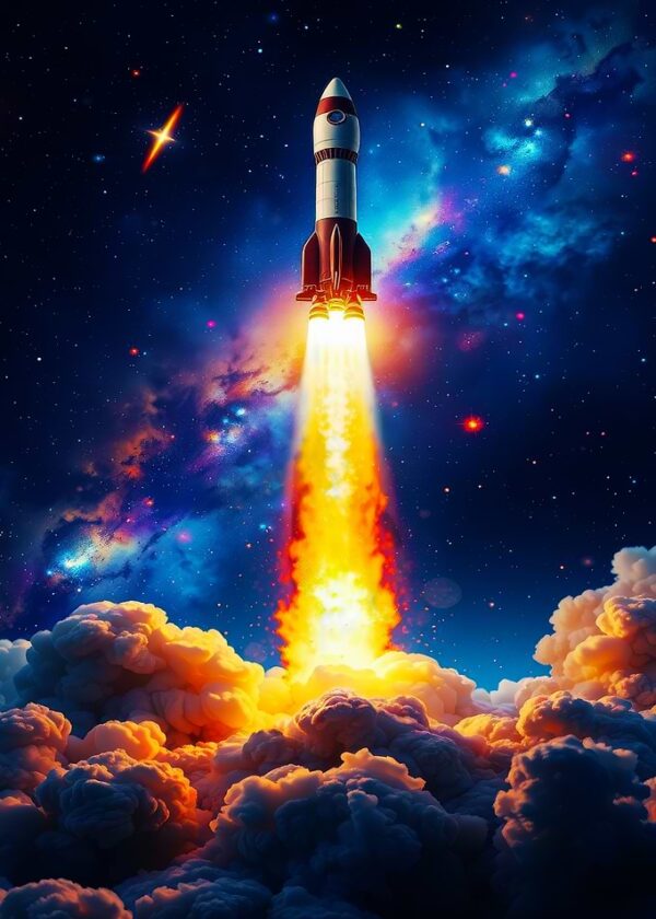 Rocket Launch into Space