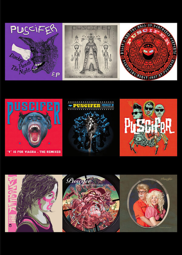 Puscifer Album Art Collage