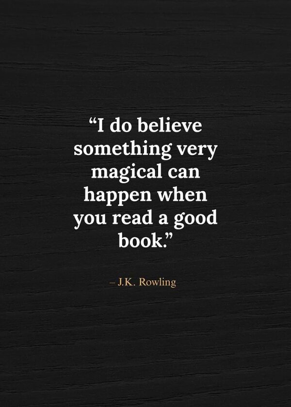 J.K. Rowling Quote on Reading