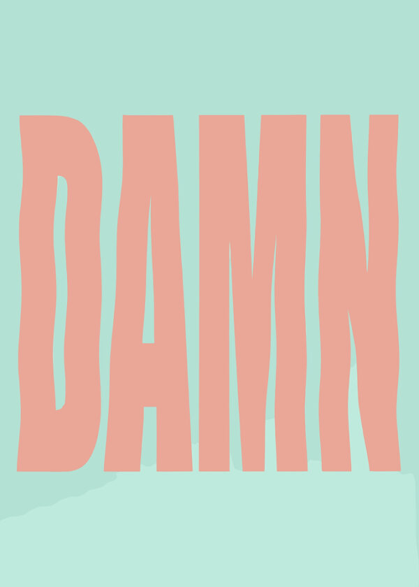 Damn Text Art