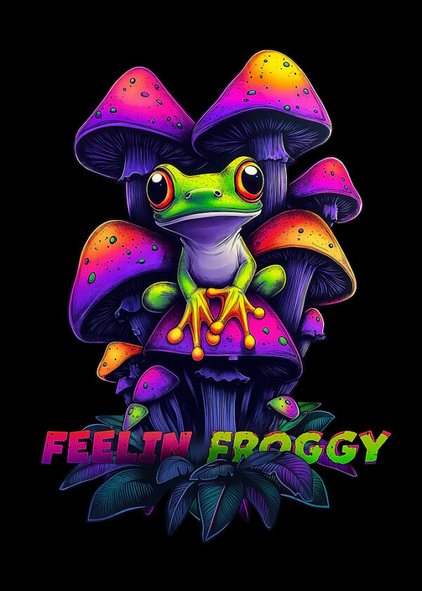 Froggy on Mushrooms