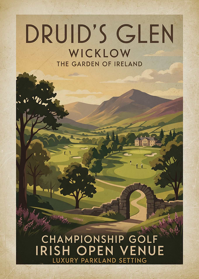Druid's Glen Golf Poster