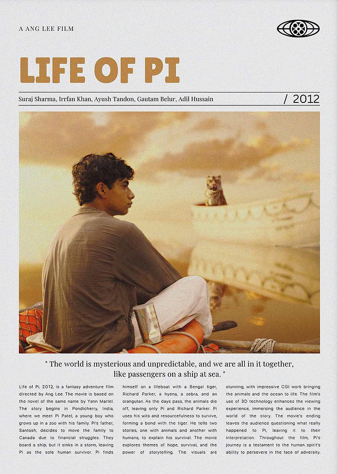 Life of Pi Movie Poster