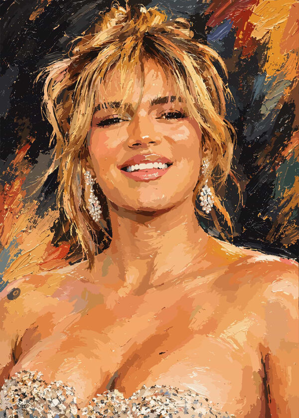 Karol G Oil Painting Portrait