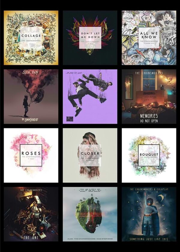 The Chainsmokers Collage Album