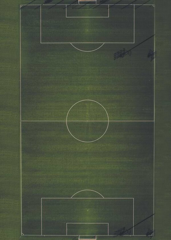 Soccer Pitch aerial view