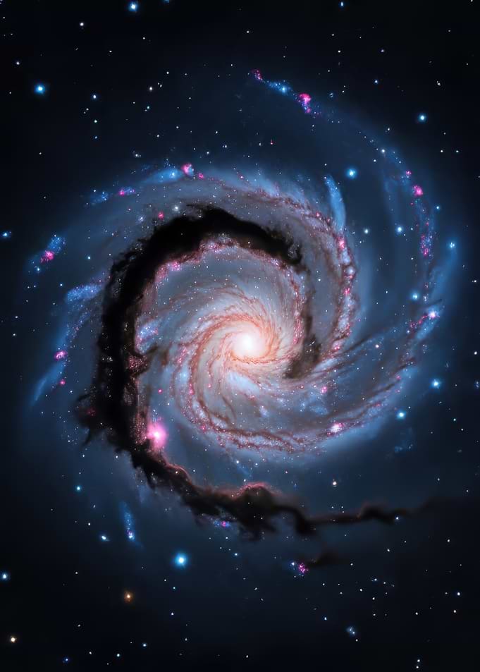 Andromeda Galaxy Deep Space