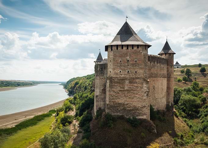 Khotyn Fortress on the Dniester River