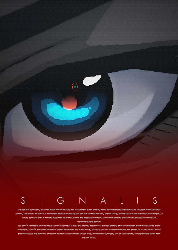 Signalis Elster Eye Poster