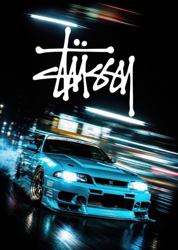 Stussy Nissan Skyline GT-R Drift