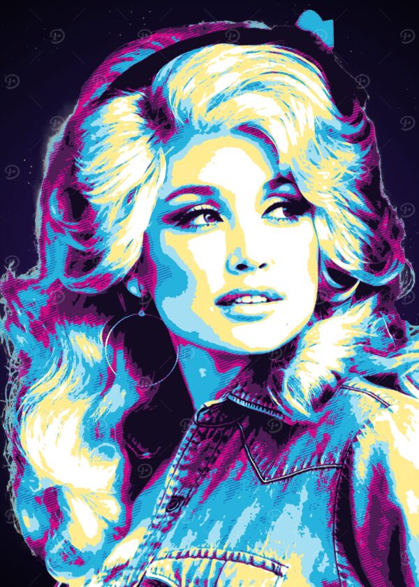 Dolly Parton Pop Art Portrait