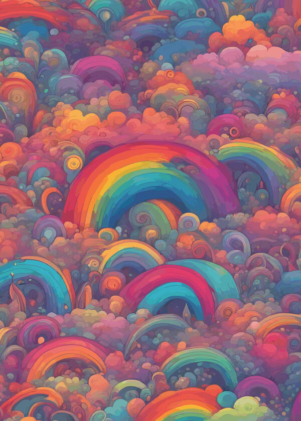Rainbows and Clouds Dreamscape