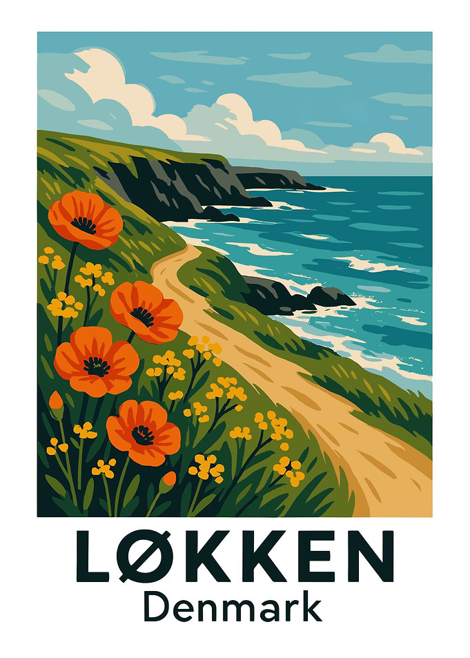 Lokken Denmark Landscape Travel