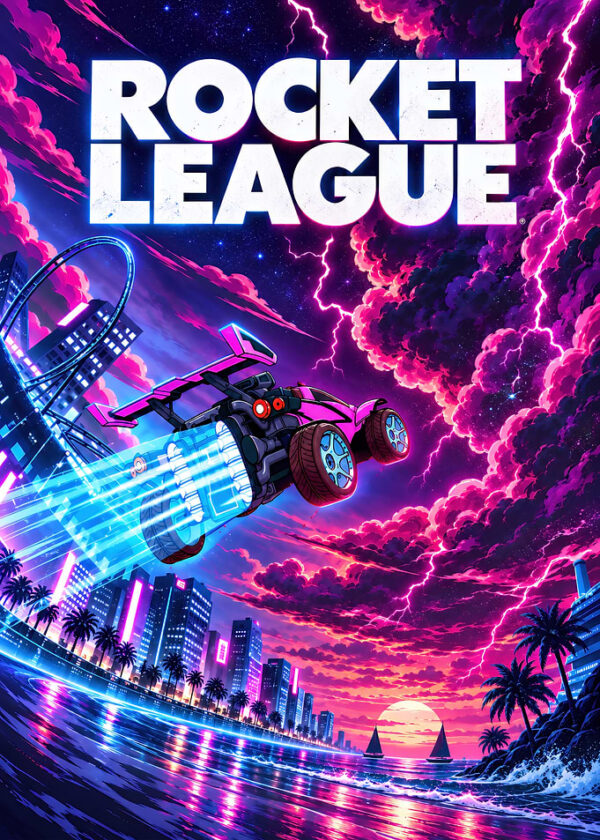 Rocket League Neon City