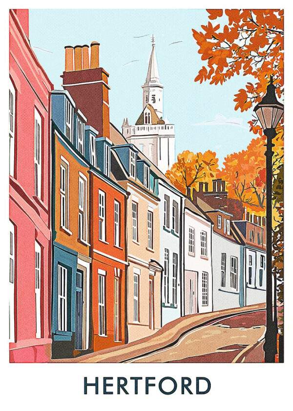 Hertford Town Illustration