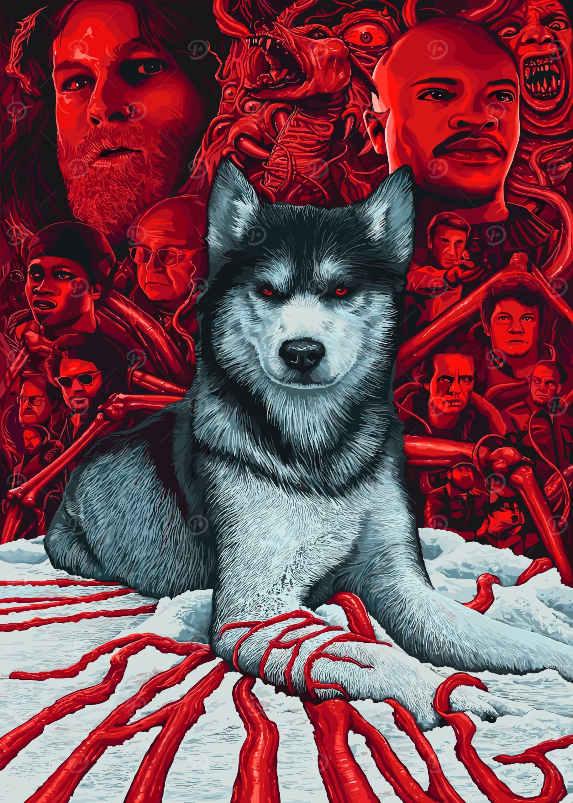 The Thing Movie Poster Art