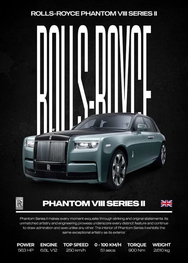 Rolls-Royce Phantom VIII Series II Poster