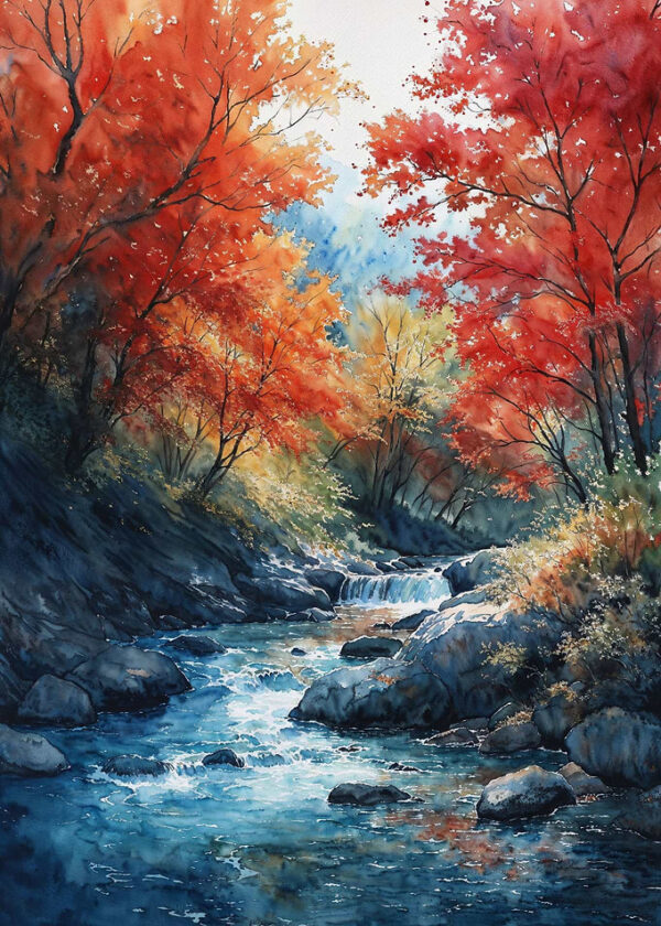 Autumn Cascade Dreams