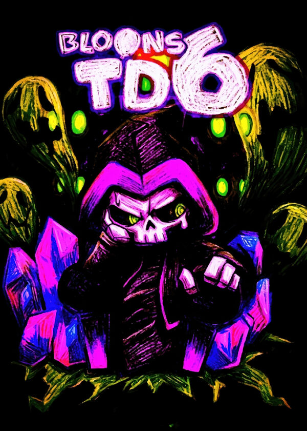 Bloons TD 6 Necromancer Fan Art
