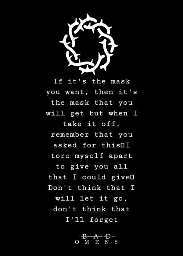 Lyric bad omens