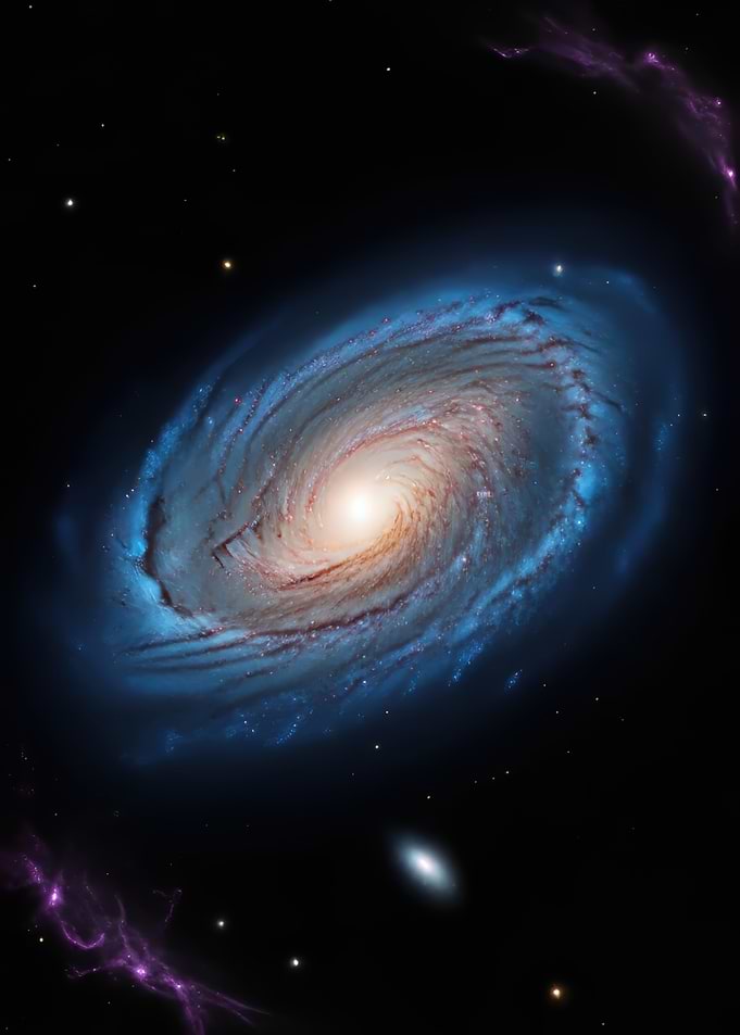 Andromeda Galaxy Deep Space