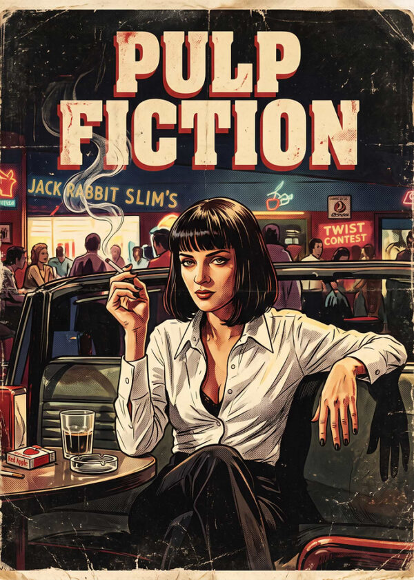 Pulp Fiction Mia Wallace Poster