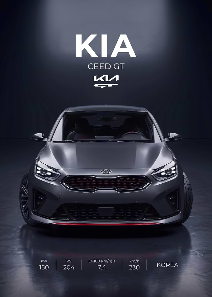 Kia Ceed GT Studio Portrait