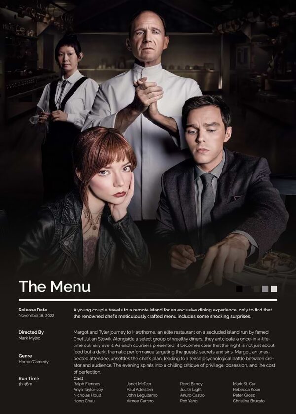 The Menu Movie Poster