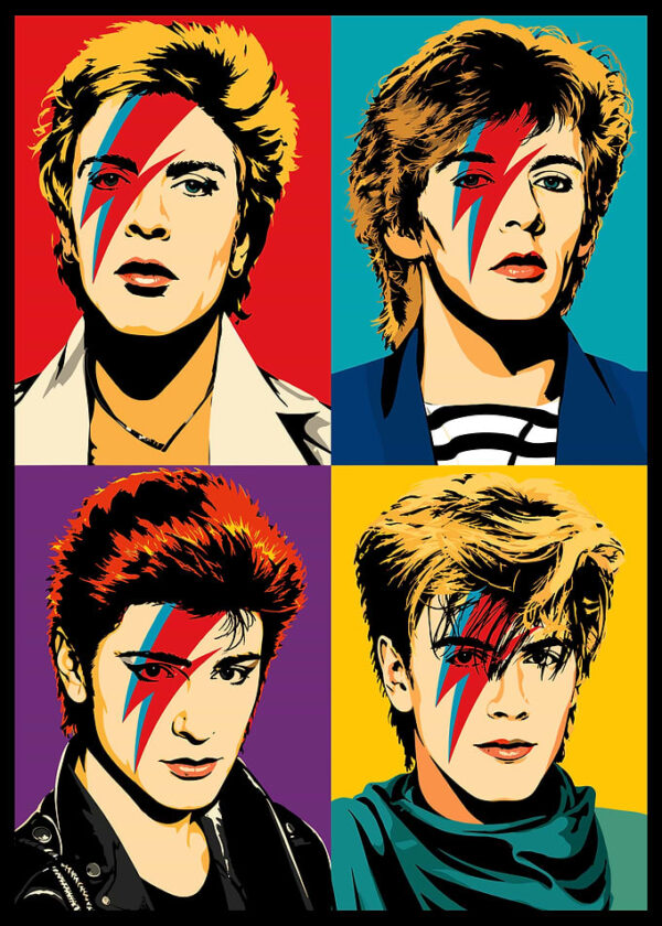 Duran Duran Pop Art Portrait Grid
