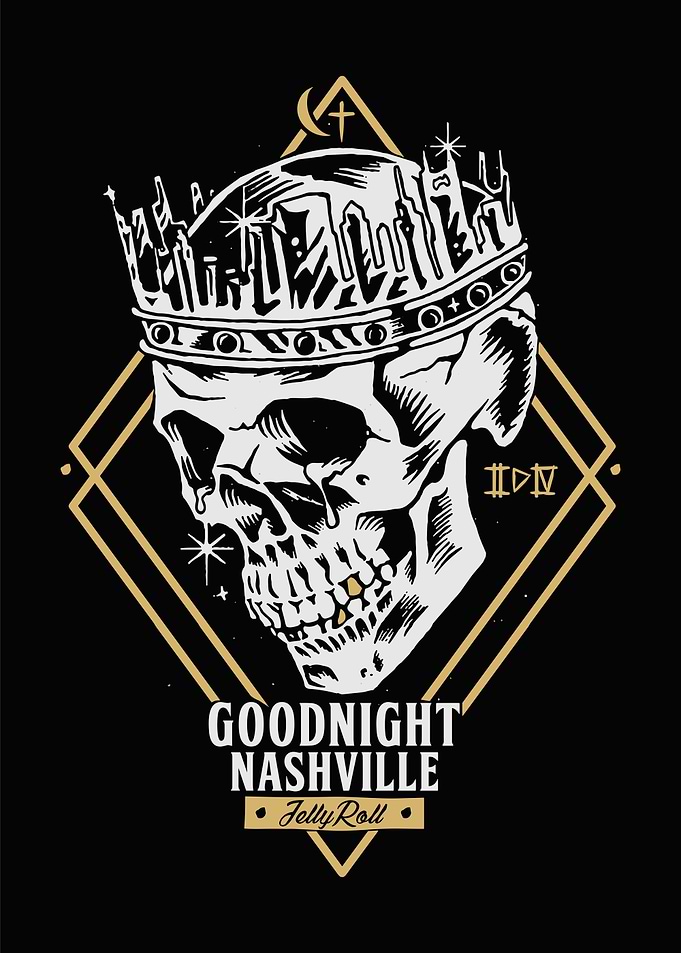 Goodnight Nashville Skull King