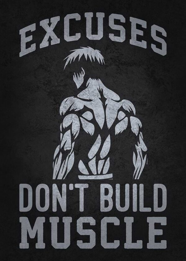 Excuses Don't Build Muscle - Anime Gym