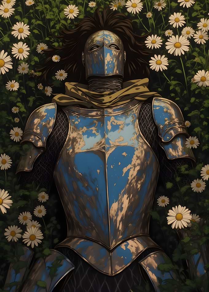 Knight in a Field of Daisies