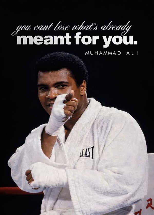 Muhammad Ali motivational quote