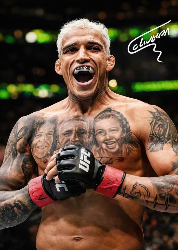 Charles Oliveira UFC Fighter Portrait