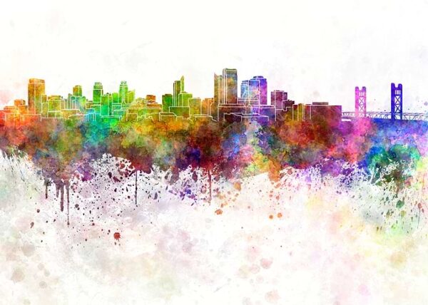Sacramento skyline