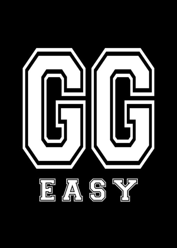 GG Easy Gaming Text Art