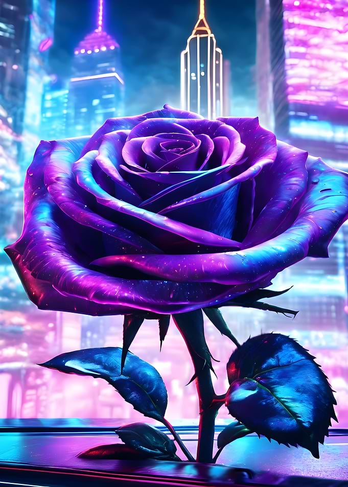 cyberpunk rose