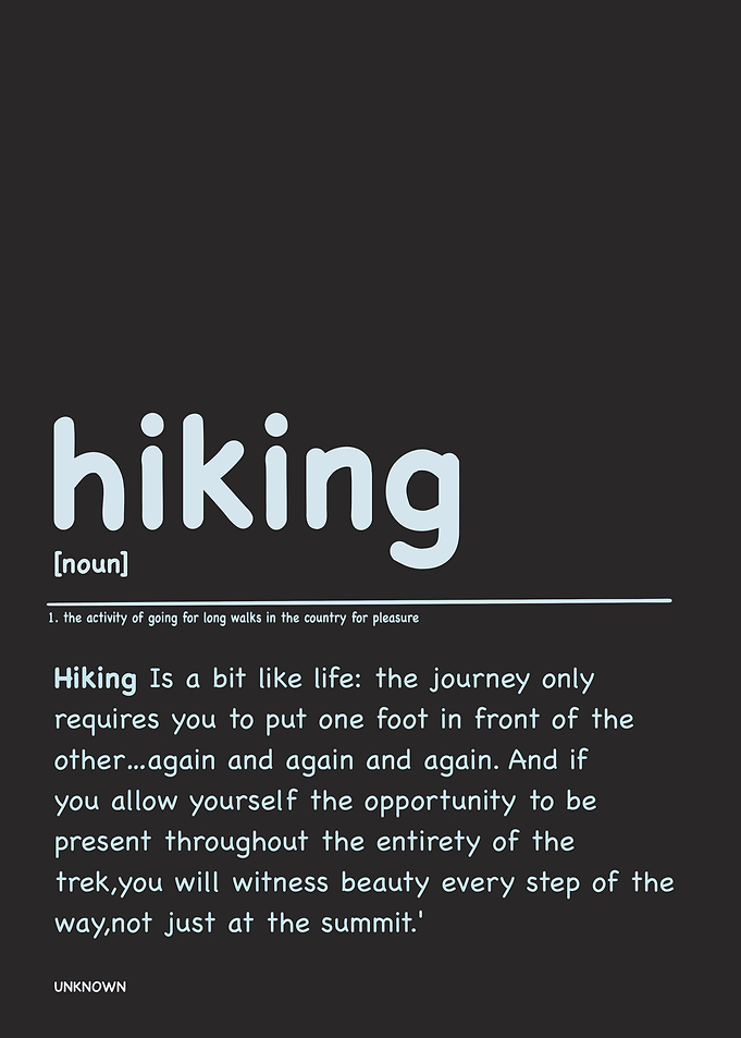 Hiking definition